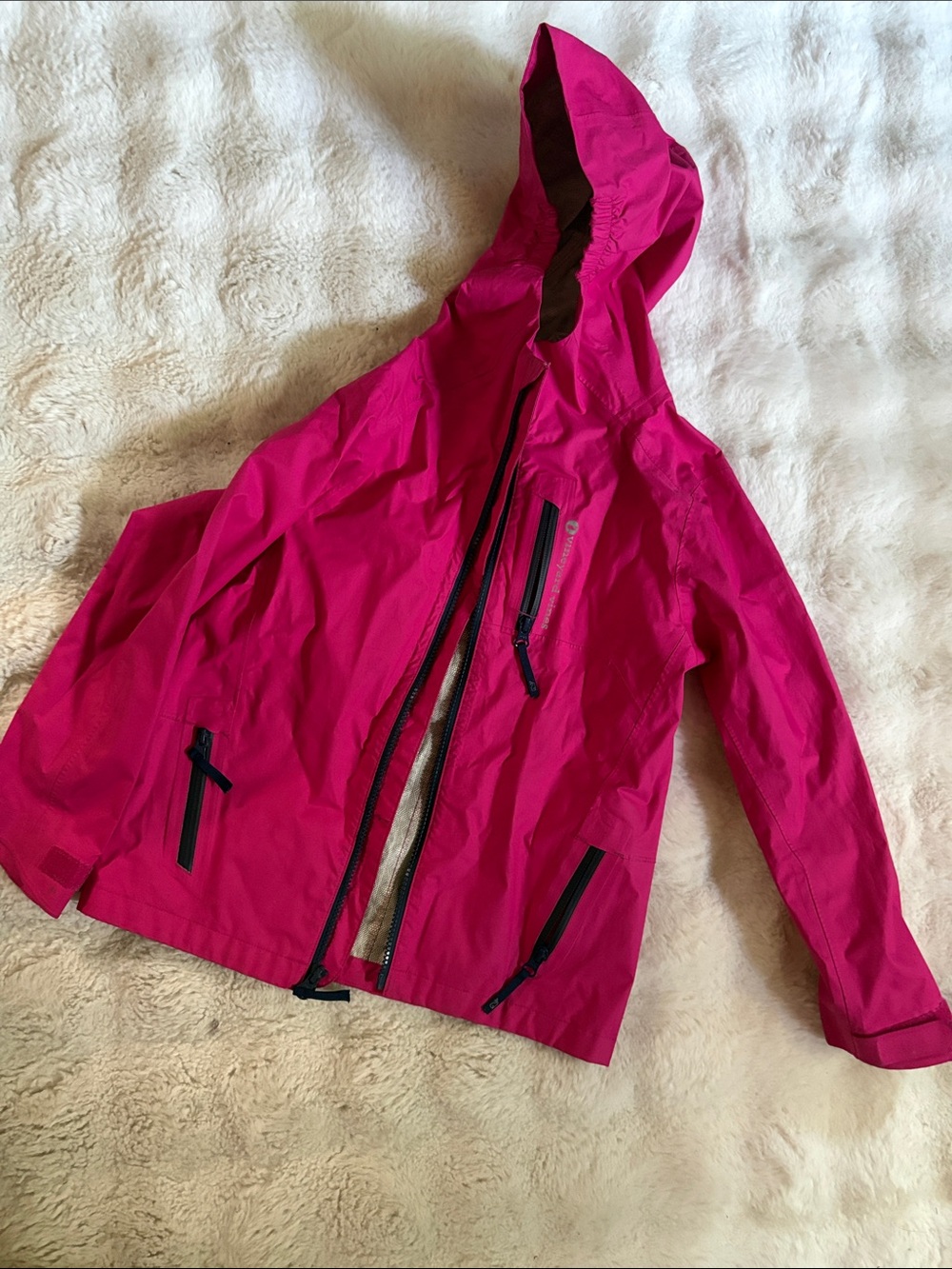 Vineyard Vines Kids Hot Pink Hooded Raincoat